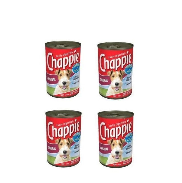 Chappie Original 412g Fish Flavoured Dog Food 12 Cans for sale online