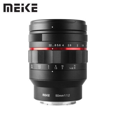Meike 50mm F1.2 Full Frame Manual Focus Lens For Sony E-mount Mirrorless Cameras