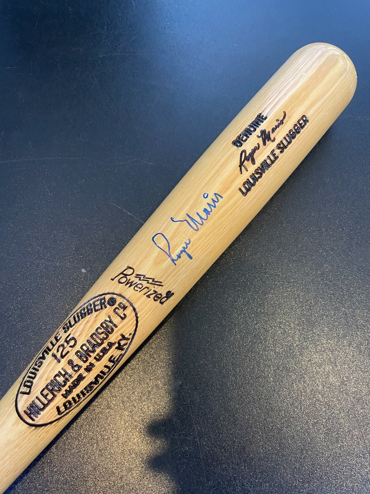 Roger Maris Autographed Signed New York Yankees The Finest Game Model Baseball Bat Beckett Graded Gem Mint 10 