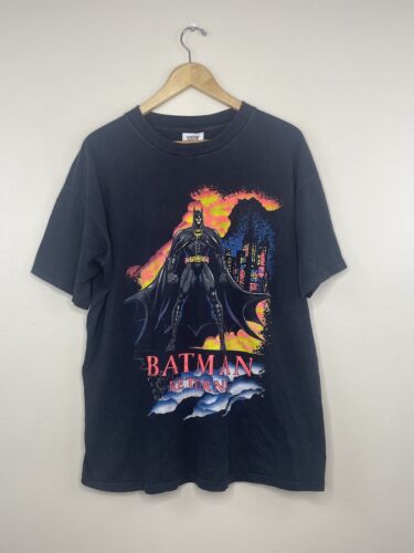 Vintage Batman Returns 1991 DC Comics Shirt Mens X