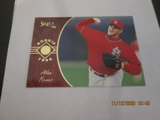 ALAN BENES CARDINALS 1996 PINNACLE SELECT ROOKIE CARD #172. rookie card picture