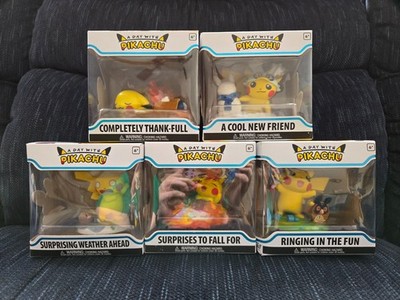Lot of 5 ''A Day With Pikachu'' Collectible Funko Figures