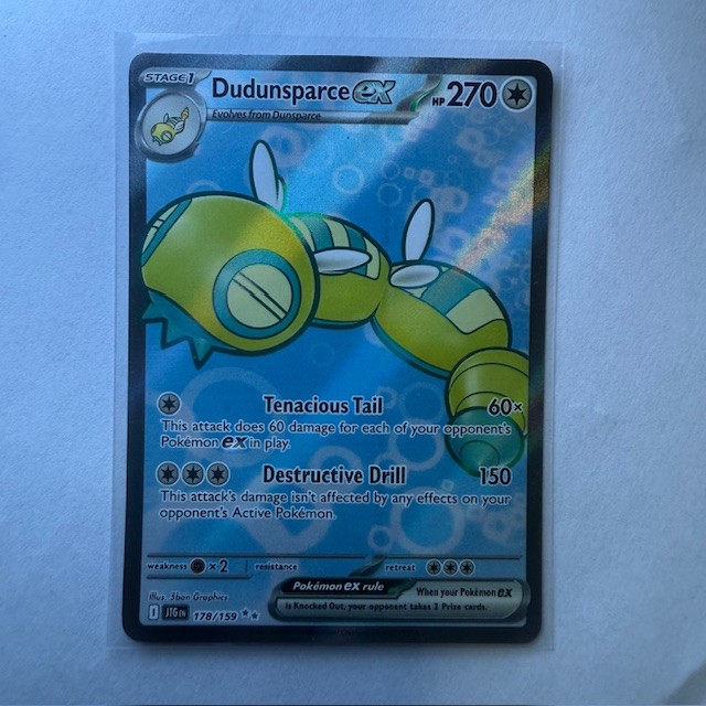 Dudunsparce ex - Ultra Rare SV09: Journey Together 178/159 NM