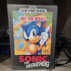Sonic the Hedgehog (Sega Genesis, 1991) - CIB/Complete Not For Resale Good Condi