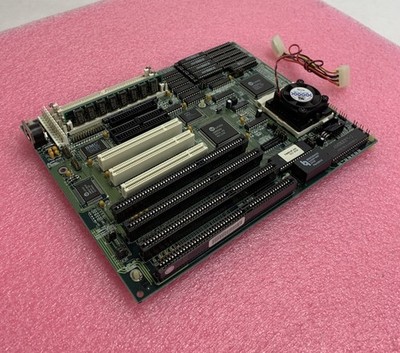 ECS UM8810P AIO Motherboard 80486DX 66MHz 4MB RAM No Shield