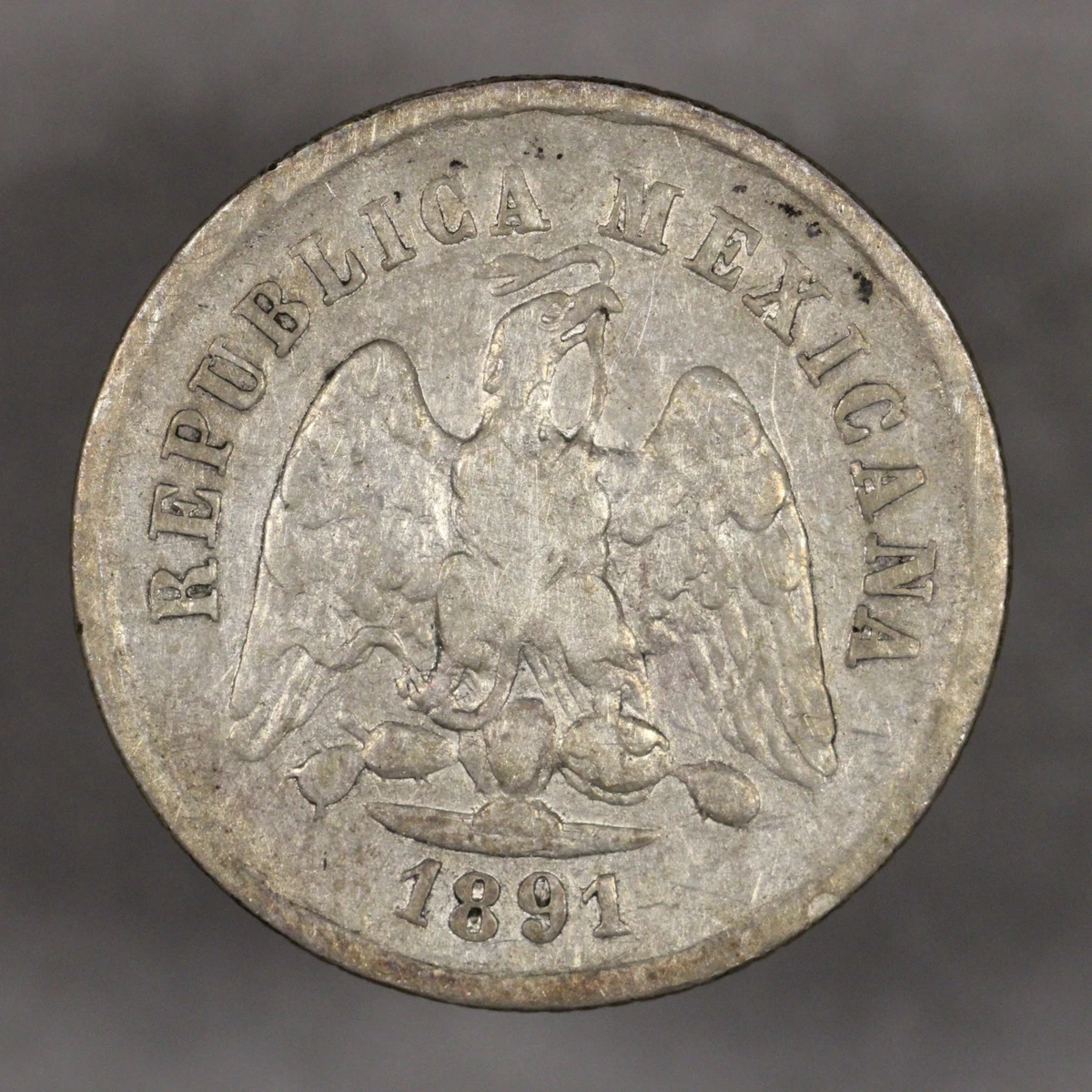 メキシコ 1891年 銀貨 メキシコ 1891年 銀貨 メキシコ銀貨 8リアル大型銀貨/1891年銘 貿易銀/荘