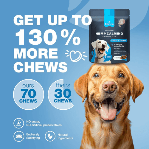 Calming Chews for Dogs Anxiety Relief Treats with Melatonin Chamomile Extract - Picture 5 of 9