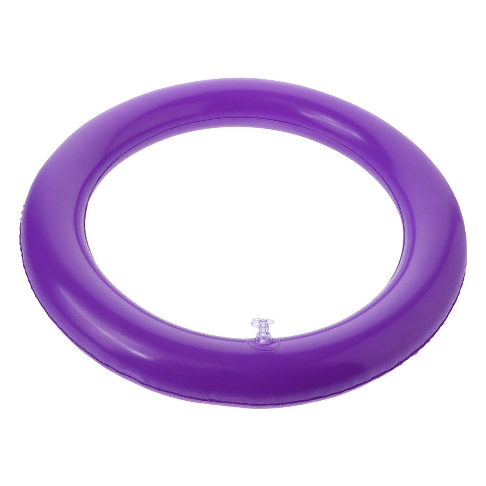 Base de balle de yoga stable grise en PVC avec anneau fixe antidérapant pour ballon de gym