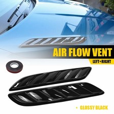 Car Truck Air Flow Intake Hood Scoop Vent Bonnet Cover Decorative Glossy Black Car Truck Air Flow Intake Hood Scoop Vent Bonnet Cover Decorative Glossy Black