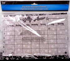 JOT Dry Erase Magnetic Calendar Planner NEW