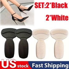 4pcs Heel Grip Pads Anti-Slip Shoe Inserts for Comfort Blister Prevention