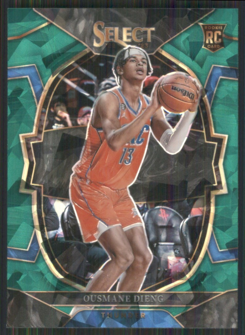 2022-23 Select Prizms Green Ice #76 Ousmane Dieng Oklahoma City Thunder 2842
