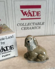 WADE PUPPY "PETS" WHIMSIES LAND SET 1, 1984 W/box