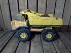 RARE Vintage 1980s Mighty Tonka XMB-975 Metal Dump Truck Yellow Turbo Diesel OOP