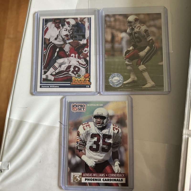 1991 upper deck rookie force￼Aeneas  Williams + Error Card!!!