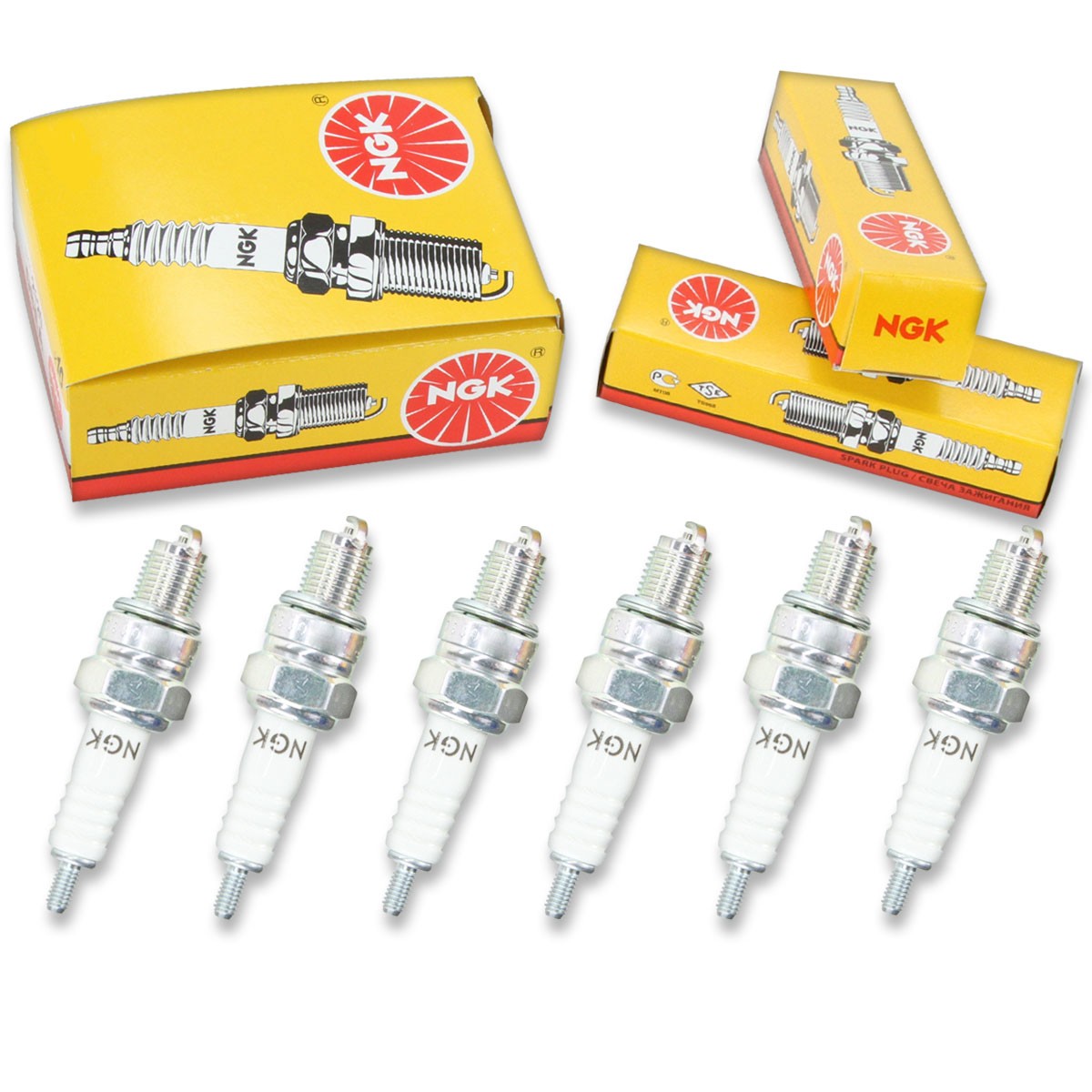 6 pc NGK 4629 C7HSA Standard Spark Plugs for Z8 U22FS-U U22FS S102F PV2 lf