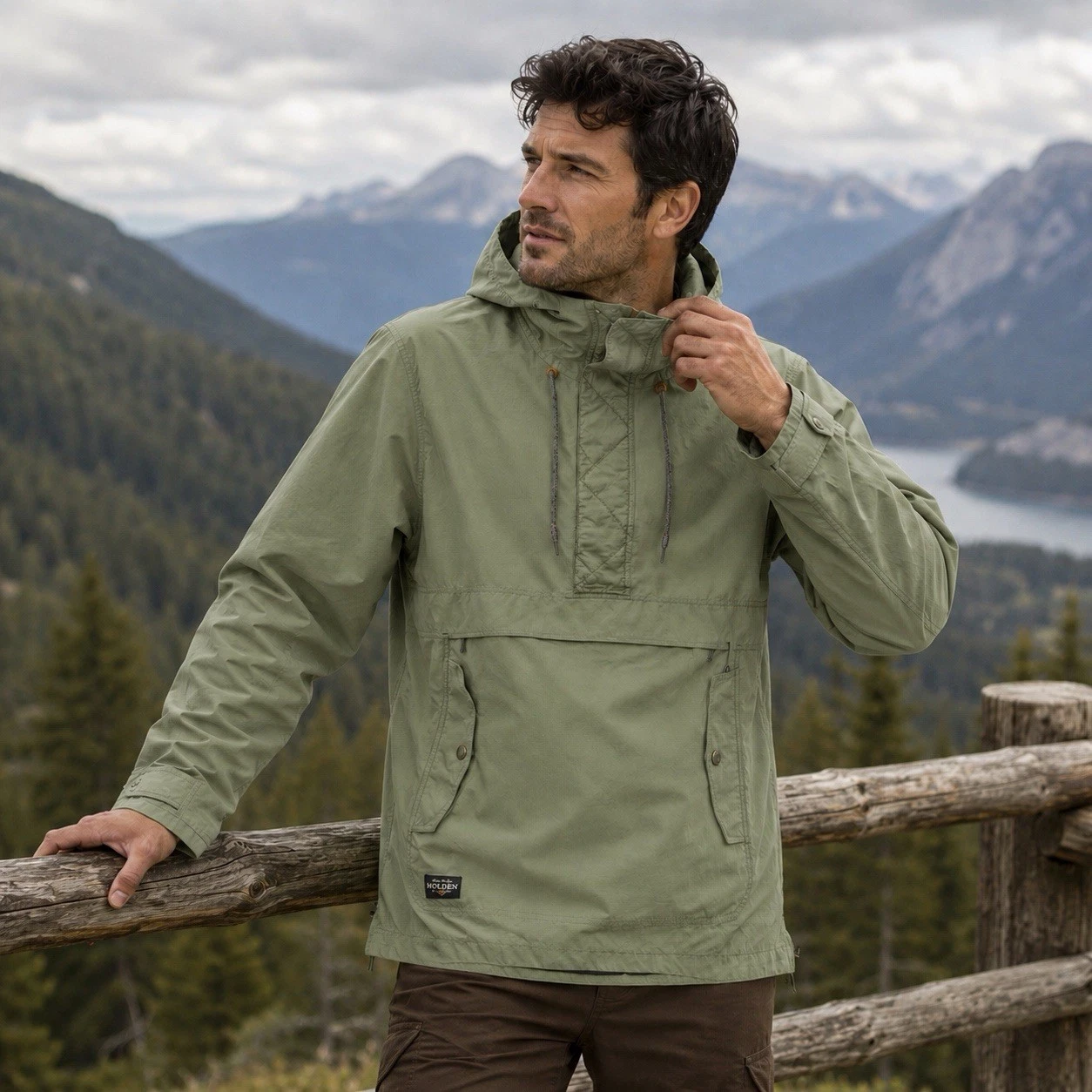 Holden Mens Large Green Scout Anorak Jacket Hooded Snowboard Ski Waterproof
Opens in a new window or