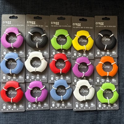 Cregg Egg Shell Cracker Opener New Lot Of 15 Multiple Colors Brain Stream