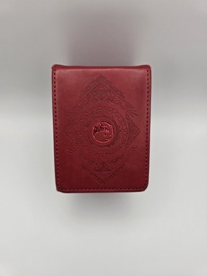Ultra PRO Magic The Gathering Red Mana Deck Box Faux Leather Card Case