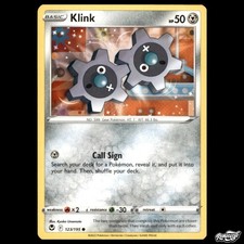 Klink 123/195 Common Silver Tempest Pokemon NM