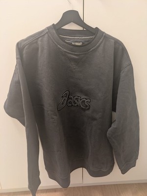 Asics Pullover Sweater XL relaxed schwarz grau