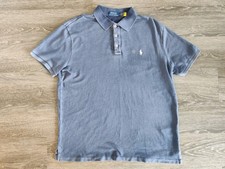 Polo Ralph Lauren Classic Fit Mesh Polo Shirt Blue Men's Size Small NWT 110