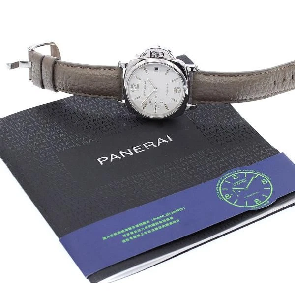 Panerai — Officine Panerai Luminor Due PAM01043 38mm SS White Dial Automatic Watch #C3191