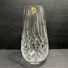 Waterford Crystal Lismore 9” Vase Heavy Vintage Made In Ireland