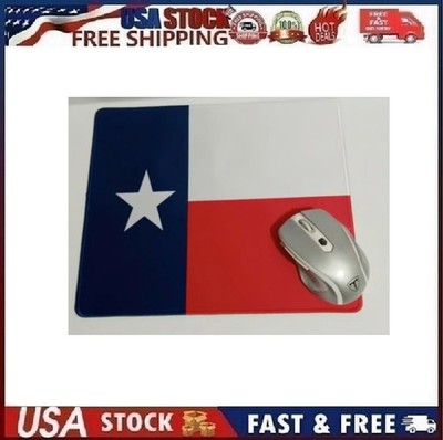 Large Texas State Flag Mouse Pad Gaming Mouse Pad 9.8'' x 11.8''