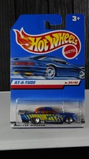 1998 Hot Wheels At-A-Tude #34/40 International Trilingual #18843 Blue MOC