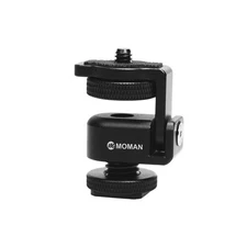 Ball Head Cold Shoe Mount 1 PCS 1/4 Inch Thread Mini Adapter Camera Monitor