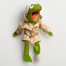 Vintage 1981 Fisher Price 857 Kermit the Frog Dress Up Reporter Muppets Doll
