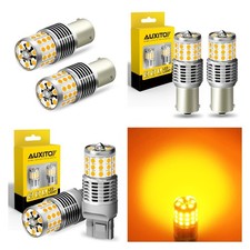 7440 LED Front Turn Signal Bulbs Amber 48W Kit Canbus for Chevy Camaro 2016-2018