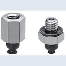 1 pc SMC CORPORATION ZP3-T16BS-A5 Bellows Pad w/adapter, 16mm dia, silicone rub