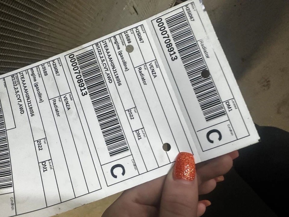 Radiator Japan Built Fits 19-22 LEXUS ES300H 2054535 Foto 2 de 2