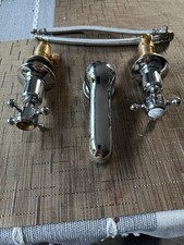Crosswater Belgravia 1899 Traditional 3 Hole Basin Mixer Tap Set Chrome NEW Miss