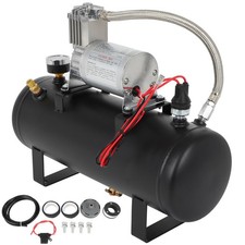 1.5 Gal Air Tank 150 Psi Compressor 12v Onboard System Kits Train Horn 1.5 Gal Air Tank 150 Psi Compressor 12v Onboard System Kits Train Horn