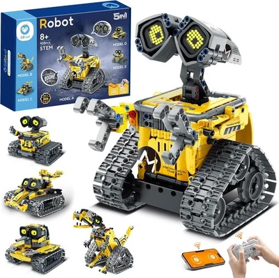 Sillbird Roboter Kinder für Jungen, 5-in-1-Technik Roboter mit