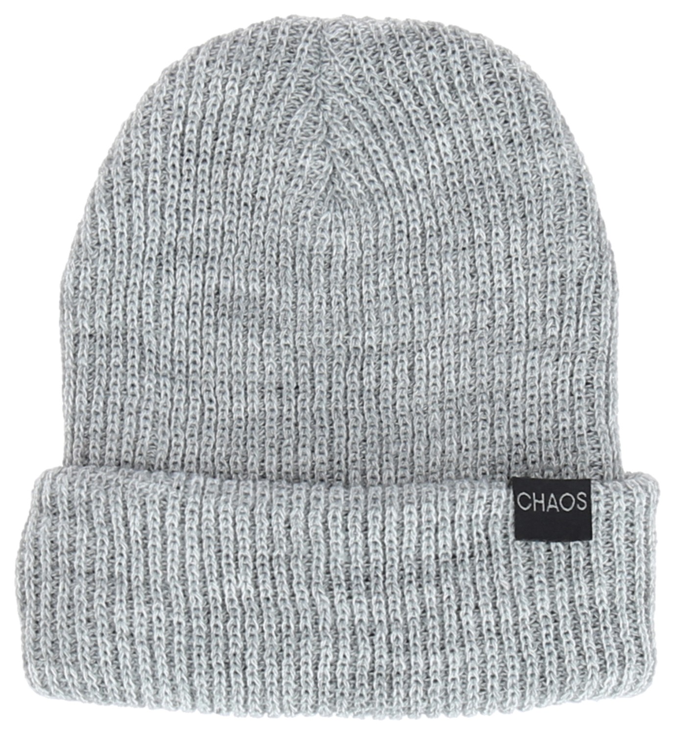 Chaos Trouble Beanie - Stylish Grey Wool Blend Knit, Warm - Trendy for Cycling