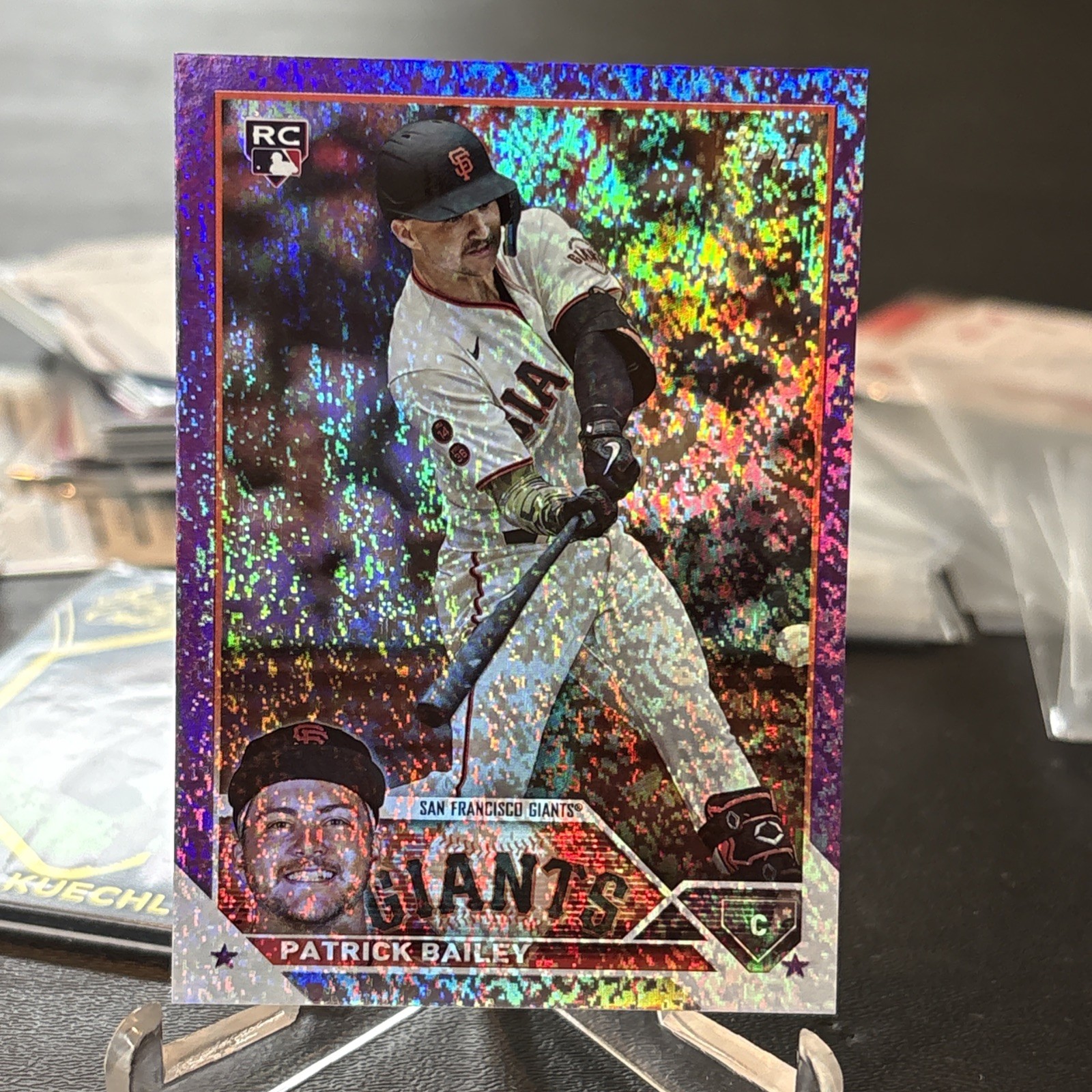 2023 Topps Update Purple Foil board #US8 Patrick Bailey RC /799 SF Giants