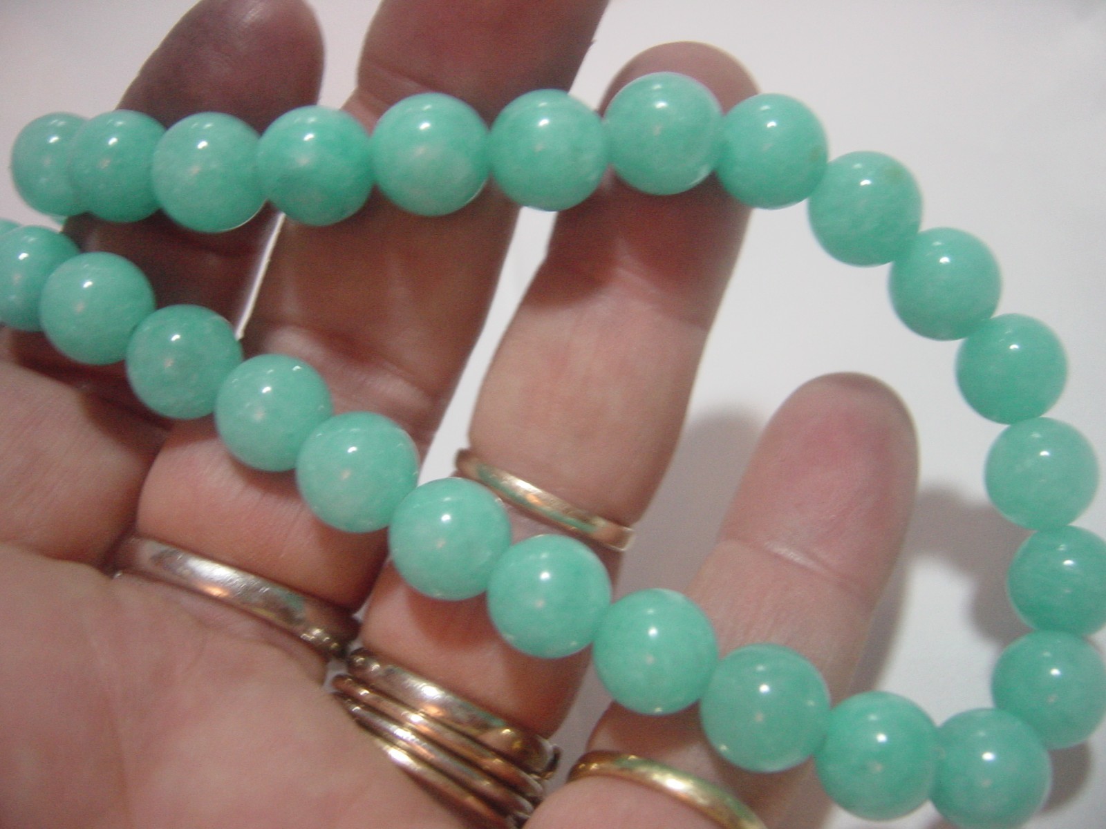 SOLID SILVER -SUPERB-GENUINE NATURAL AAA-GRADE BL… - image 4