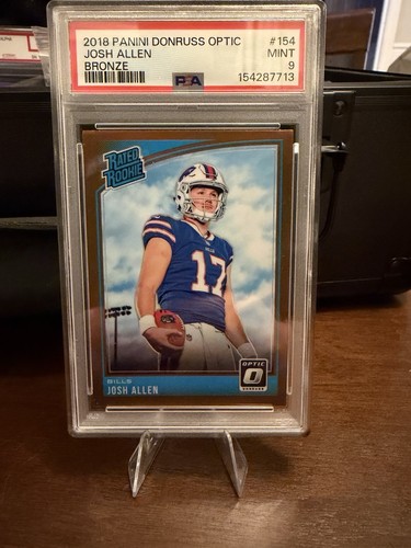 2018 Donruss Optic - Rated Rookie Josh Allen #154 Bronze Prizm (RC) PSA 9