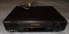 Sony SLV-N60 Hi-Fi Stereo VCR VHS Player Recorder - No Remote - Tested