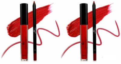 Beauty Vaulte Matte Lipstick Natty Nat & Lip Liner Carmin Erupt Lip Set LOT OF 2