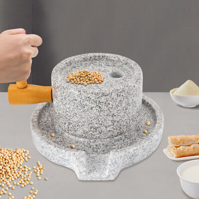Stone Grainer Mill, Hand Stone Grinder Natural Granite Paste Mill