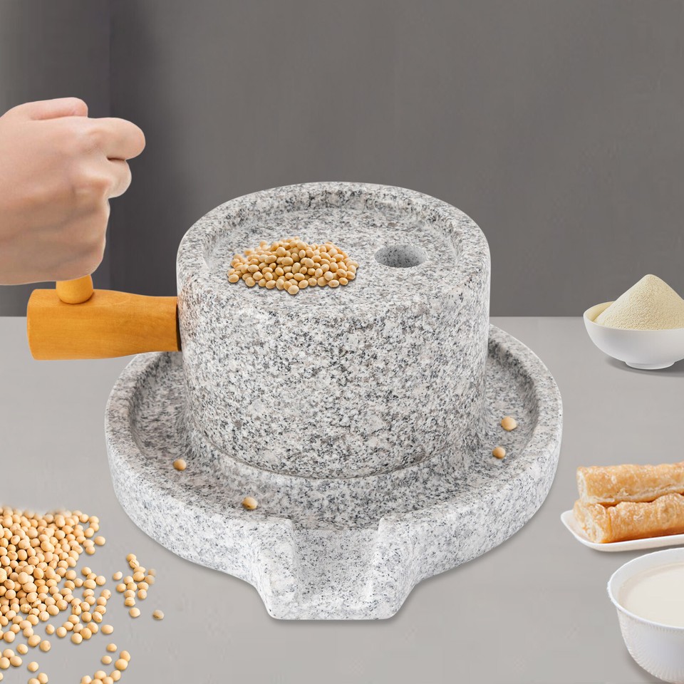 Manual Stone Mill Grinder Natural Granite Grinder Millstone Mill