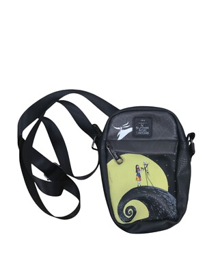 Buckle Down Disney Nightmare Before Christmas Glow In Dark Black Mini Crossbody 