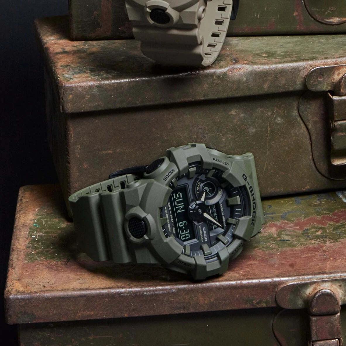 G shock outlet ga 700 green