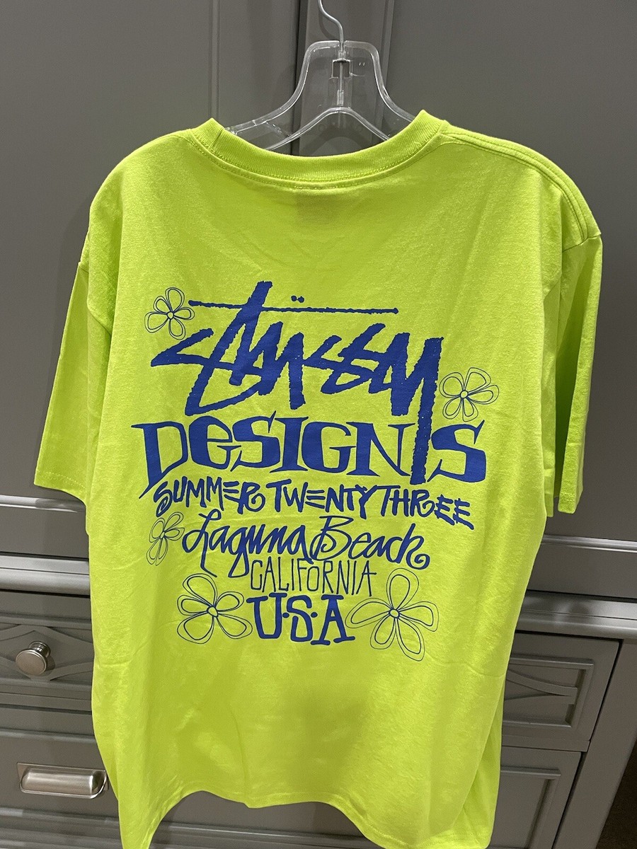 Stussy Designs Summer 23 Laguna Beach Shirt Green | eBay