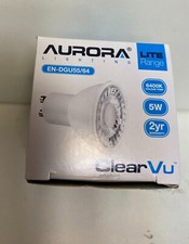 Aurora Enlite 240V GU10 5W 60° 520lm Dimmable LED Lamp 6400K(pack of 10)